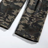 港风春季中性平铺迷彩百搭直筒裤男女牛仔裤GY2502P48控69，男装牛仔裤，电商B329