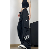 2026美式机能阔腿休闲裤女工装裤拖地长裤子WJ20551P55控78，男装工装外套，电商B329