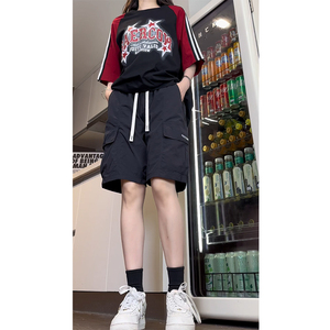 夏季速干爬山沙滩裤情侣五分裤子B329-DK673P35控49.99Q图片
