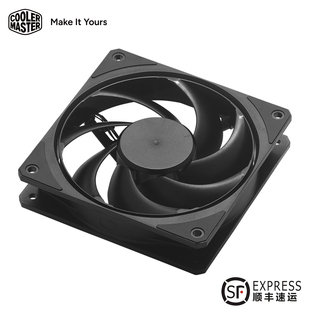 酷冷至尊莫比乌斯120VX机箱风扇无光PWM调速台式电脑性能散热风冷