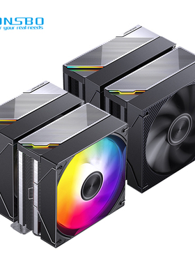 乔思伯银刃CA40/80/90风冷散热器6铜管ARGB神光同步台式电脑风扇