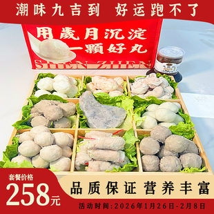 【沈振兴年货包】汕头手打丸子全家福火锅烧烤宴客送礼体面年味足