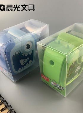 新品晨光文具906AJ大嘴恐龙削笔机3色外观紫色/绿色/蓝色