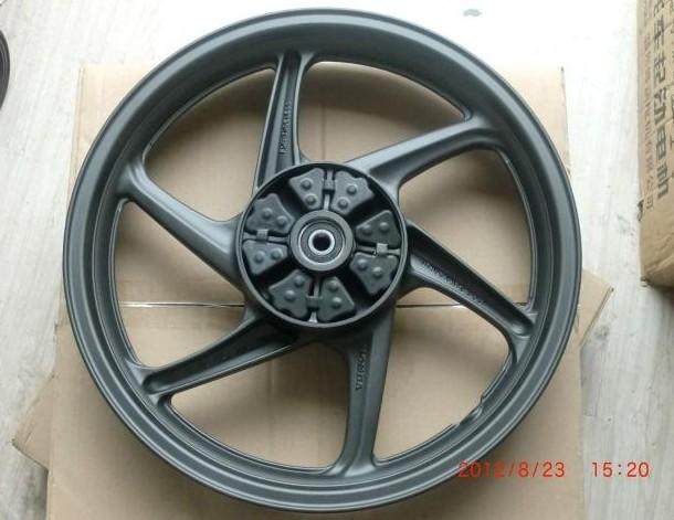 新大洲摩托车配件SDH150-F战神后钢圈后铝轮黑色碟刹原厂正品通用