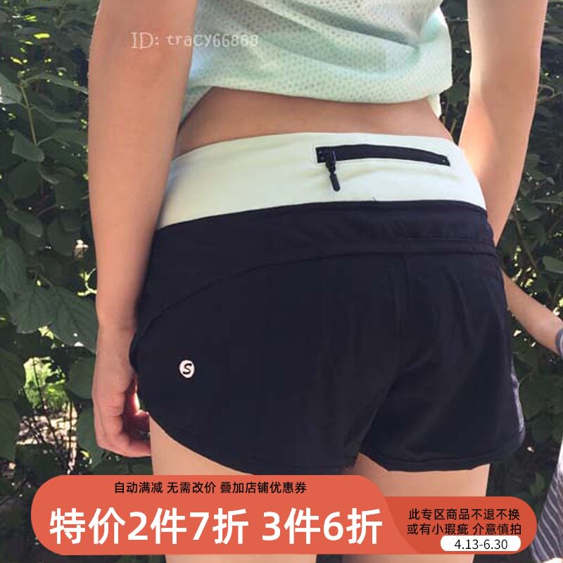 女子专业宽松运动短裤 透气跑步跳操瑜伽休闲秋短裤