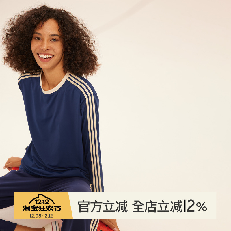 gymna长袖女美式运动T恤