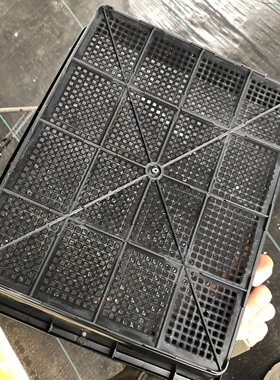 多肉育苗盘 小黑方周转筐七方整理五方蓄水框家庭园艺阳台庭院