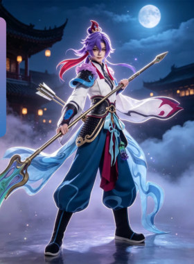 王者荣耀孙权仙扇使者COS服