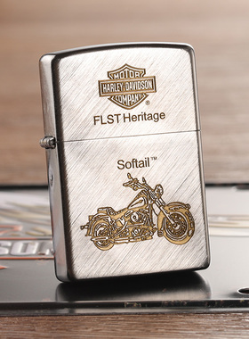 zippo打火机拉丝深雕哈雷摩托jeep吉普车zpo煤油防风男士礼物外壳