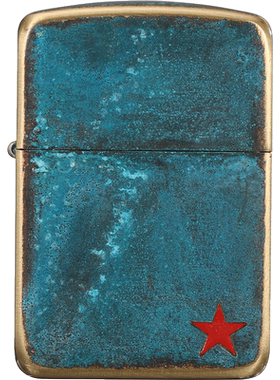 ZIPPO打火机正品1941复刻五角星
