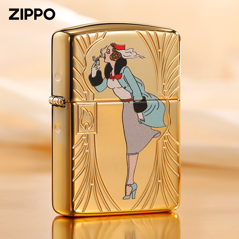 zippo打火机正品85周年风中女郎全球官方限量12500只纪念版收藏级