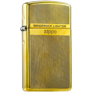 zippo打火机条纹绅士纤巧机正版煤油防风送男友礼物外壳旗舰正品