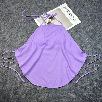 成人宫廷风100%棉带胸垫肚兜