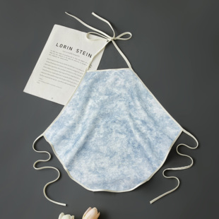 双层古风宫廷复古挂脖肚兜女系带汉服内搭睡衣成人肚兜轻纱提花