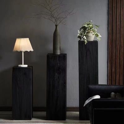 碳化黑木墩展示台地台展台展示架