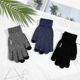 触屏手套男士 冬天骑行开车防滑加绒毛线防寒女学生秋冬季 保暖情侣