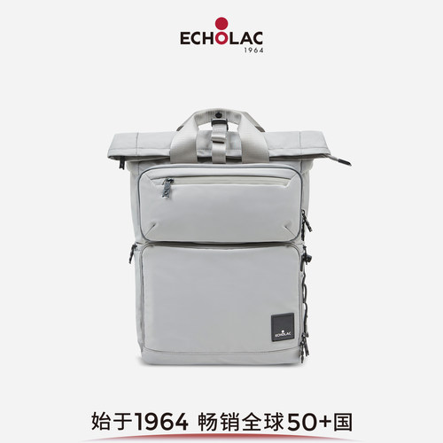 Echolac/爱可乐男士休闲双肩背包