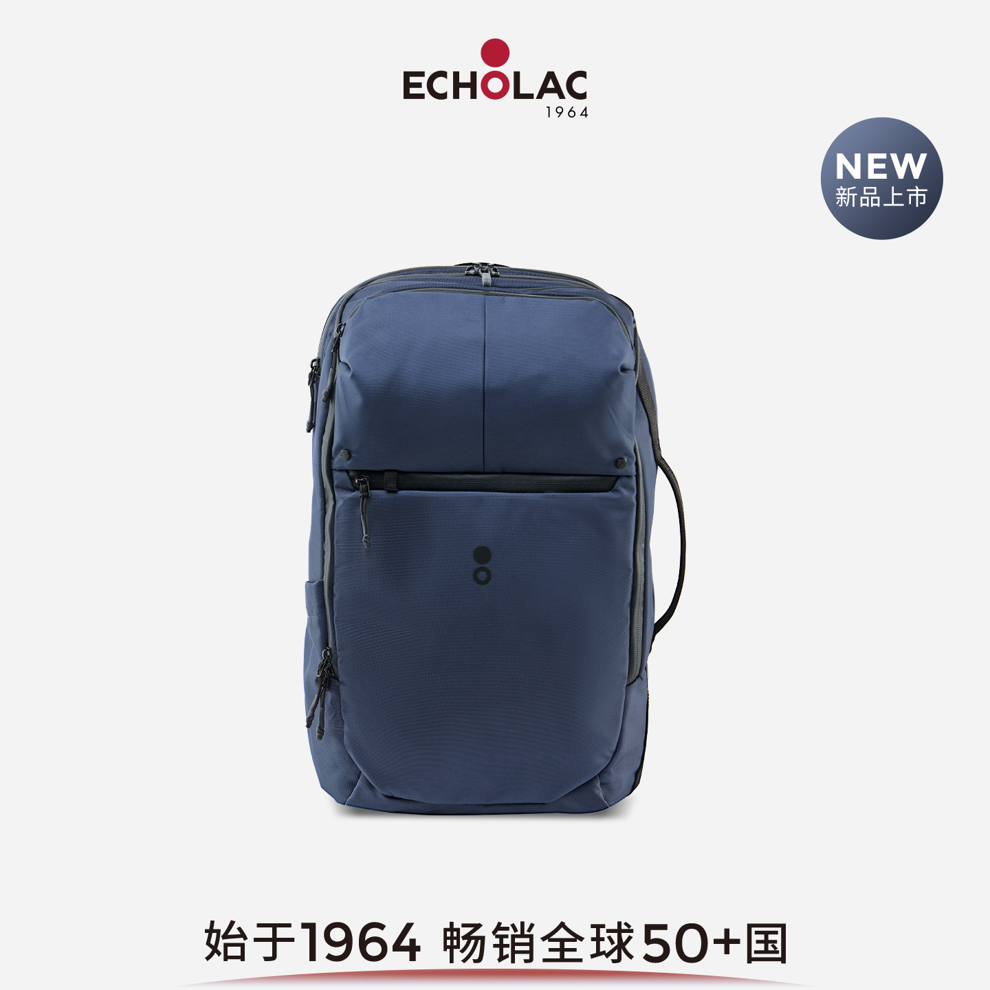 爱可乐旅行通勤大容量双肩背包图片