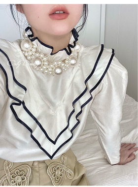 同款夸张串珠CHOKER锁骨链大珍珠