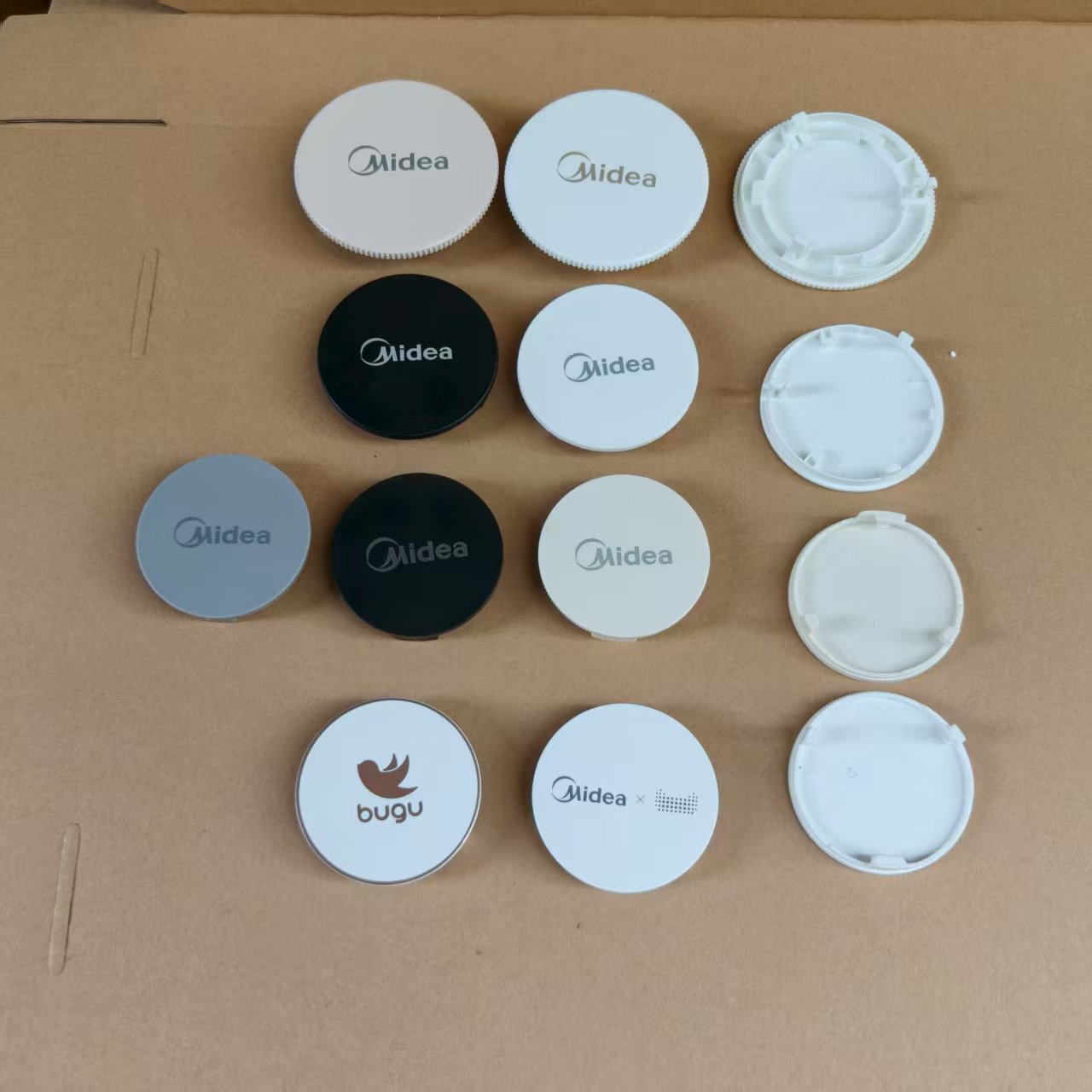 美的电风扇 空气循环扇 落地扇 装饰环 装饰圈 铭牌圈 LOGO