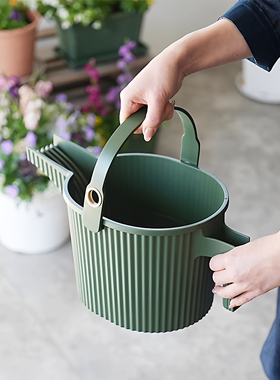 日本原产 Hachiman Gardens园艺水壶绿植盆浇水壶洒水壶花盆