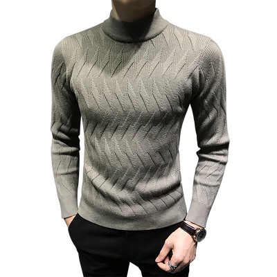 tnnc男士高级假两件毛衣