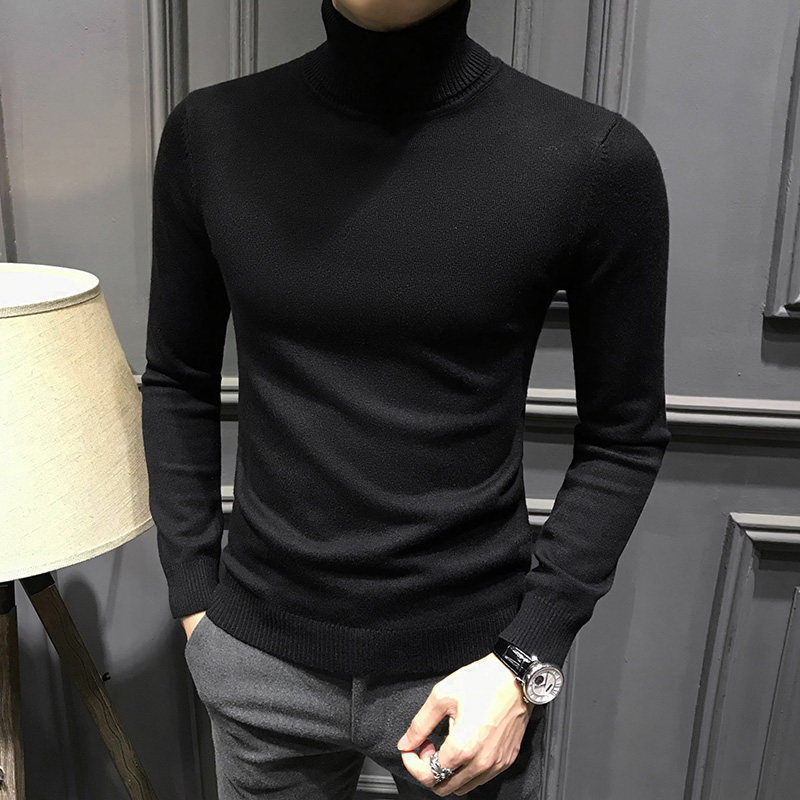 冬季新款高领毛衣男士高级韩版秋冬修身内搭针织紧身打底休闲毛衫,男装,针织衫/毛衣,淘宝优惠券,粉丝福利购,淘宝优惠卷