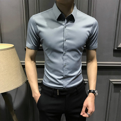 TNNC男士高级短袖衬衫