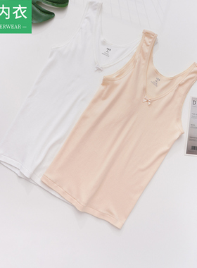 AB内衣女士纯棉汗衫大码中老年妈妈全棉无袖老人夏季跨栏背心8191