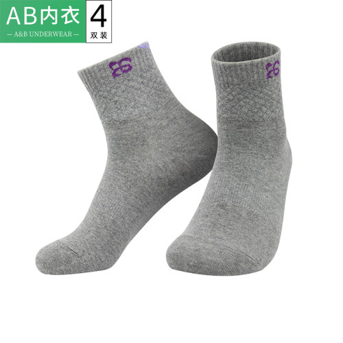 ab女士保暖中厚吸汗防臭休闲棉袜