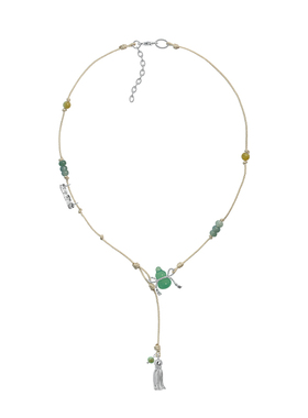 正品MARSEVEN 葫芦与蛇系列绳结葫芦项链原创轻奢气质高级锁骨链