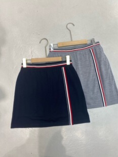 春夏A摆羊毛真丝半身短裙裤