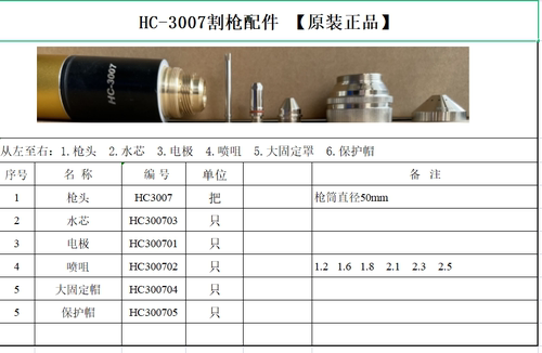 华荣耗材HC-30073007电极