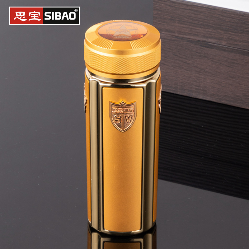 思宝保温杯荣光之尊不锈钢杯子男女士商务泡茶便携大容量高档水杯