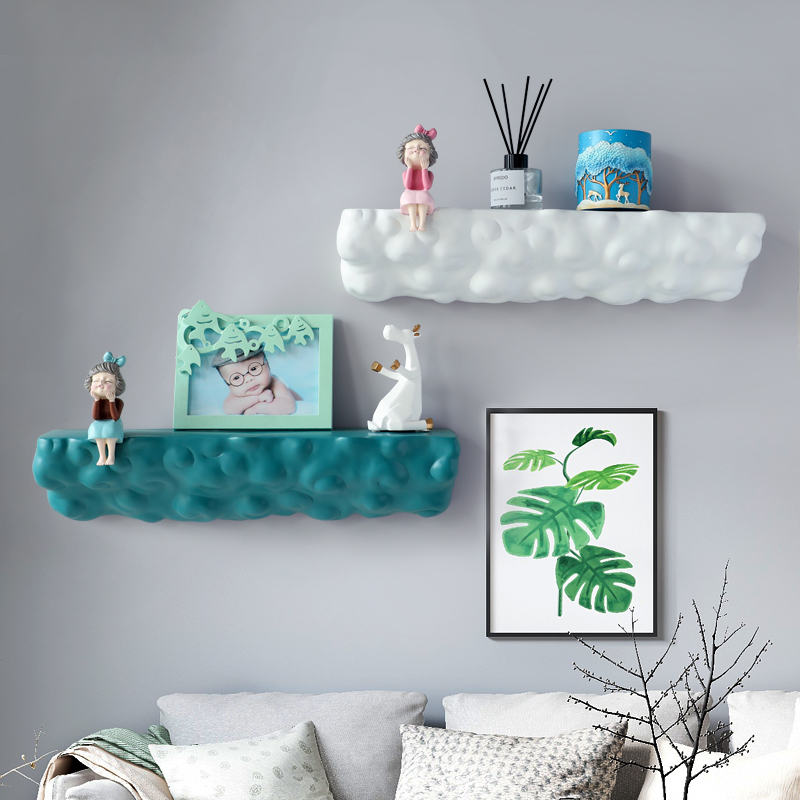 客厅书房卧室一字型收纳搁板架