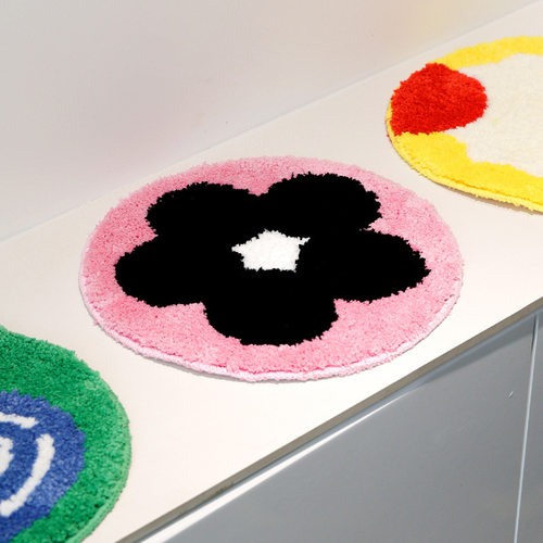 坐垫椅垫花花圆形榻榻米坐垫办公室隔凉椅子垫防滑汽车通用坐垫