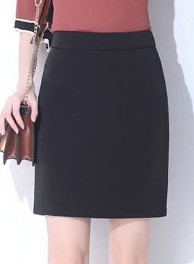 半身裙女职业裙子包臀春秋一步裙西装正装短裙夏季工作包裙工装裙
