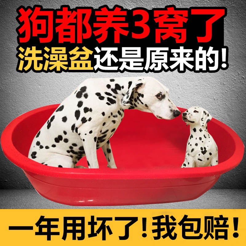 包邮中大型犬皮肤病金毛加高浴盆