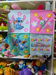 日本 中古 绝版 Disney 迪士尼 史迪仔 stitch 史迪奇 手帕