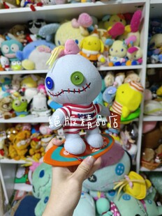 日本绝版Disney迪士尼 丑丫头 小金公仔Scrump 变装 史迪仔小金