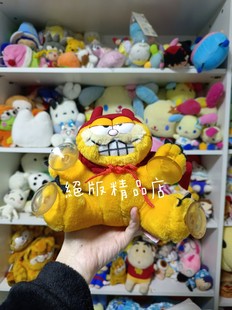 Garfield加菲猫公仔古董中古加菲猫毛绒玩具摆件