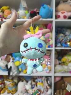 日本绝版Disney迪士尼 丑丫头 小金公仔Scrump 变装 史迪仔小金