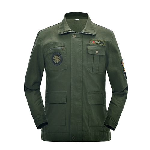 Хлопковая износостойкая куртка для работы, комплект, увеличенная толщина, защита от ожогов