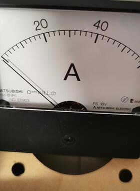 日本三菱全新原装交流电流表YM-8NRI AC (0-60)A BR FS 10V询价