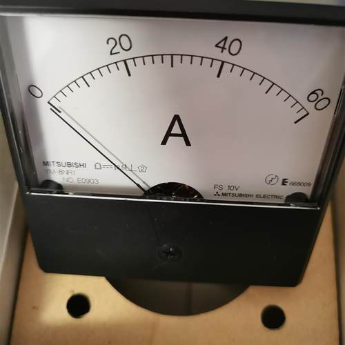 日本三菱全新原装交流电流表YM-8NRI AC (0-60)A BR FS 10V询价