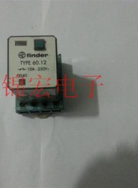 供应FINDER继电器60.12  DC24V  AC110V  AC220V询价