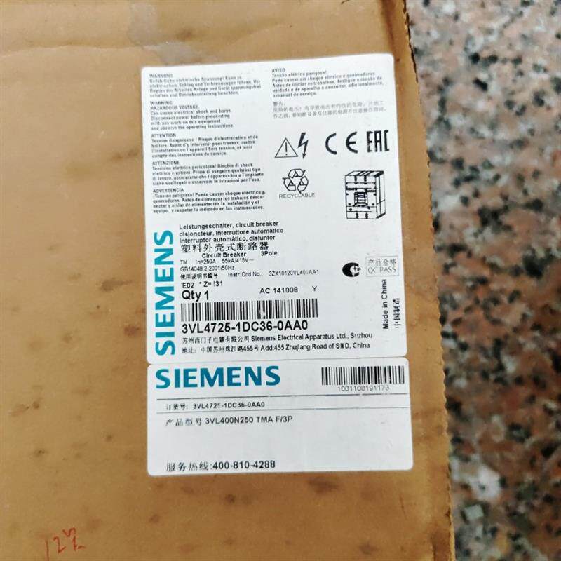 西门子 3VL4725-1DC36-0AA0 VL400/250A询价