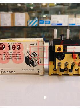 原装正品美国AB/- 193-CPC75 热过载继电器 60-75A