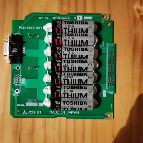 全新三菱MR-J2M-BT/TC350A069G51电池组带板J2M-BTA BC386A40询价