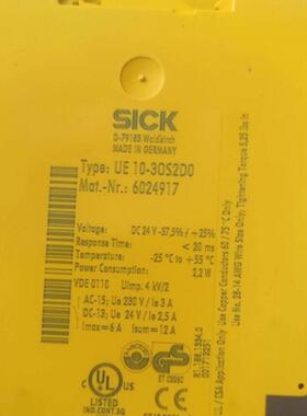 sick安全继电器UE10-3OS2D0 订货号: 6024917 二手包邮